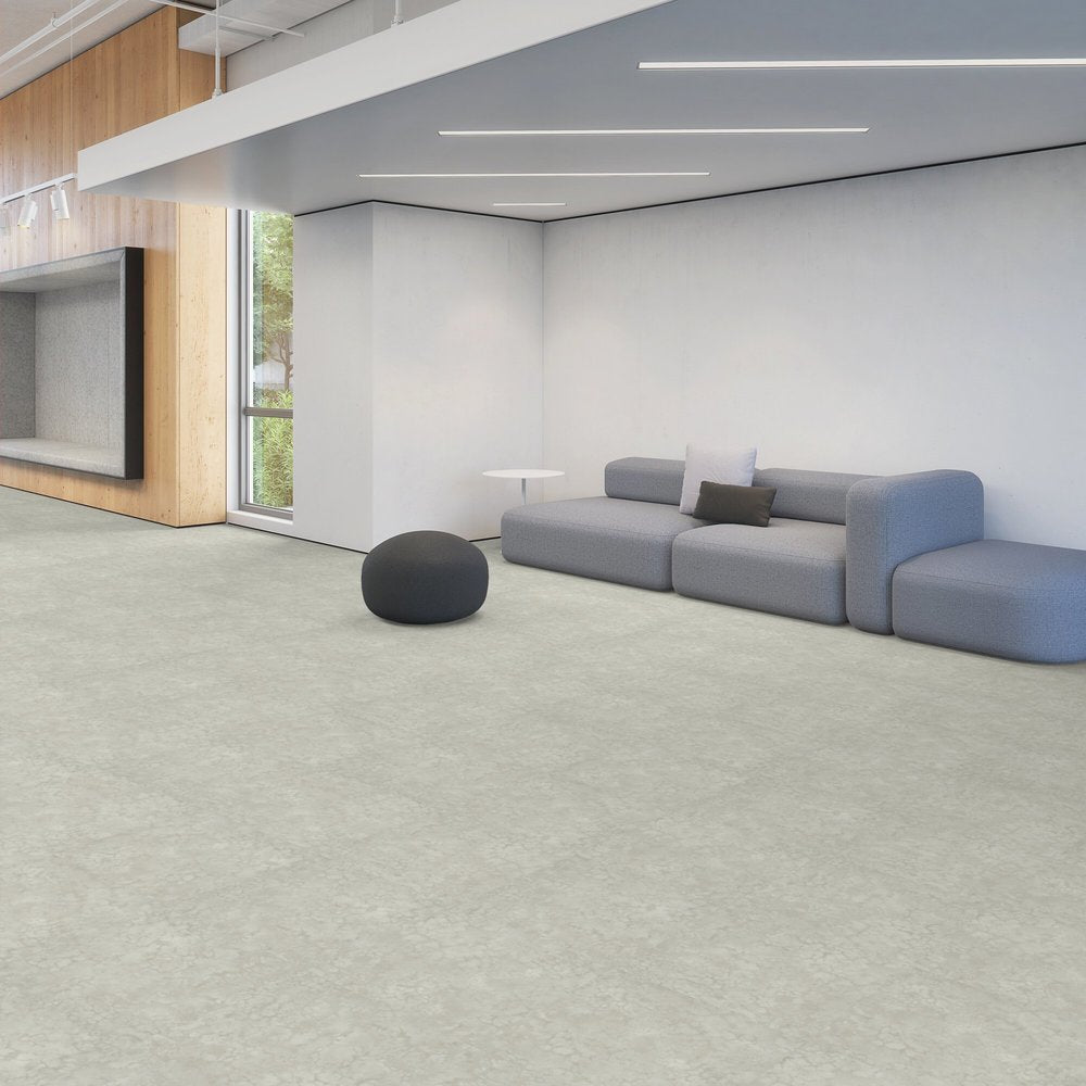 Patcraft - Set In Concrete - Dissipate - 24 in. x 24 in. Luxury Vinyl - Puddle
