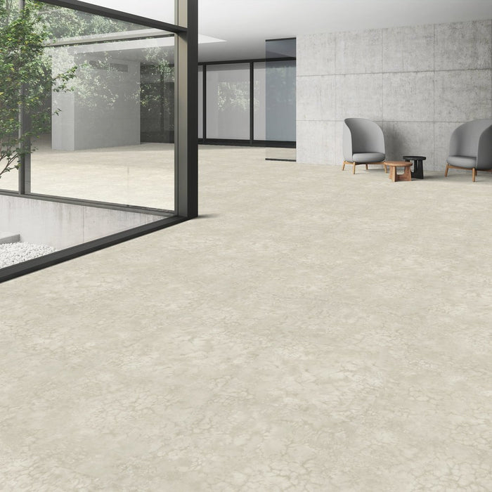 Patcraft - Set In Concrete - Dissipate - 24 in. x 24 in. Luxury Vinyl - Spring floor installation