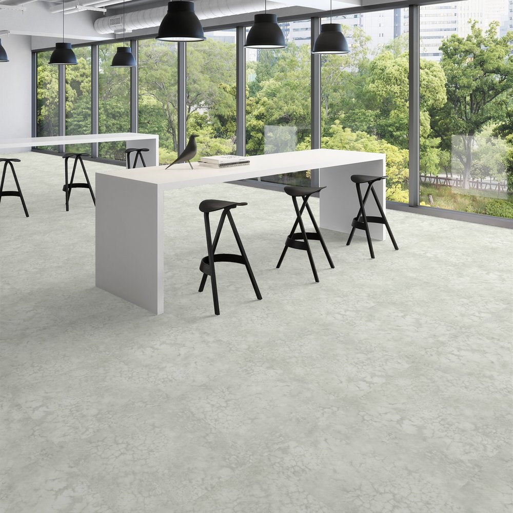 Patcraft - Set In Concrete - Dissipate - 24 in. x 24 in. Luxury Vinyl - Saltwater floor installation