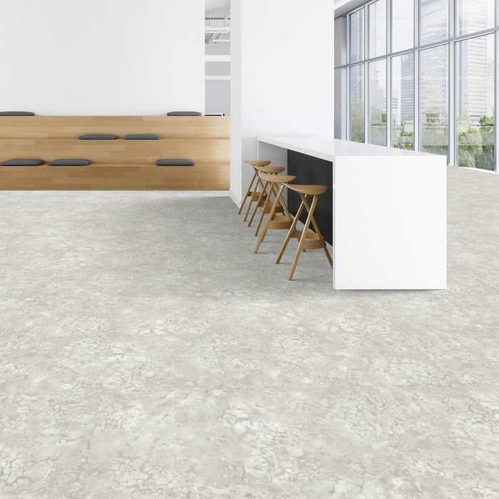 Patcraft - Set In Concrete - Dissipate - 24 in. x 24 in. Luxury Vinyl - Marsh floor installation