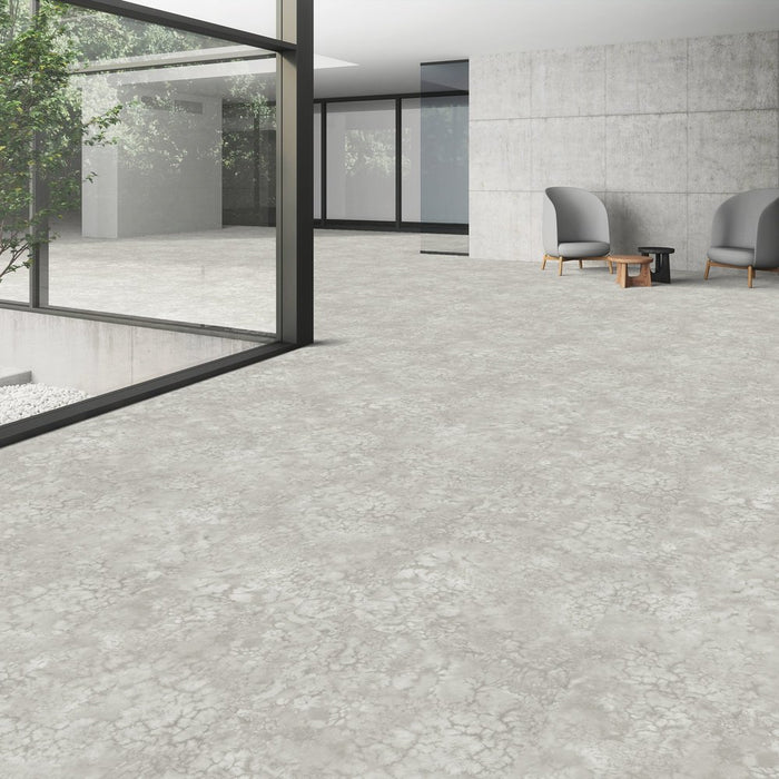 Patcraft - Set In Concrete - Dissipate - 24 in. x 24 in. Luxury Vinyl - Marsh floor installation