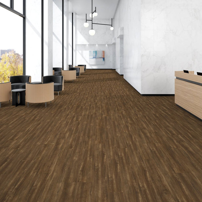 Patcraft - Emery - 7 in. x 48 in. Luxury Vinyl - Buoy floor installation