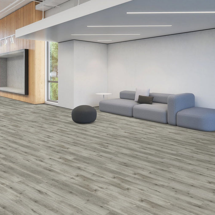 Patcraft - Emery - 7 in. x 48 in. Luxury Vinyl - Cove floor installation