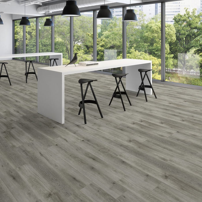 Patcraft - Emery - 7 in. x 48 in. Luxury Vinyl - Cove floor installation