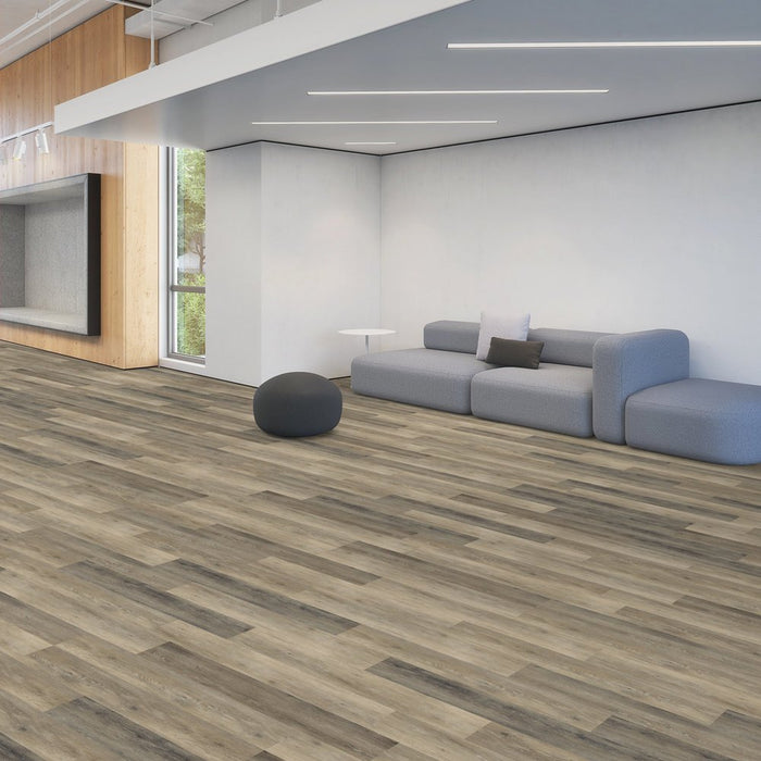 Patcraft - Emery - 7 in. x 48 in. Luxury Vinyl - Marina floor installation