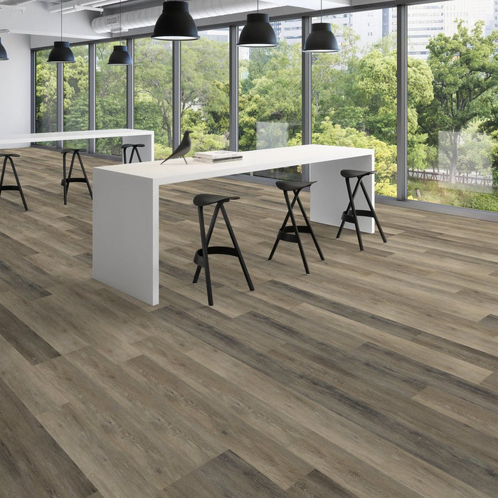 Patcraft - Emery - 7 in. x 48 in. Luxury Vinyl - Marina floor installation
