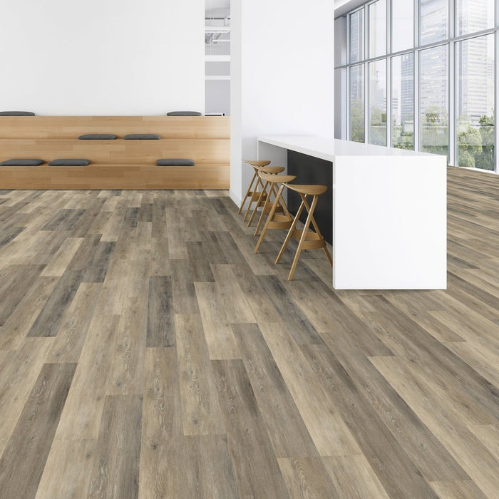 Patcraft - Emery - 7 in. x 48 in. Luxury Vinyl - Marina floor installation