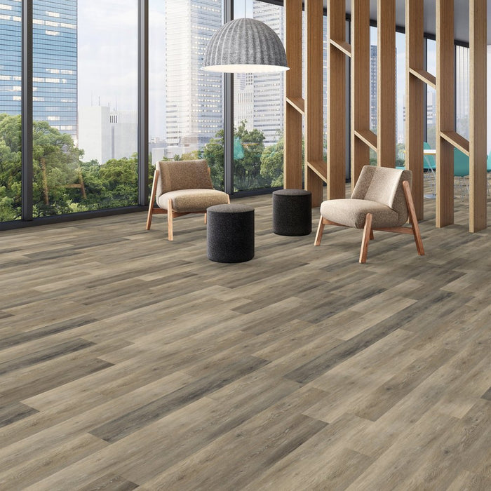 Patcraft - Emery - 7 in. x 48 in. Luxury Vinyl - Marina floor installation