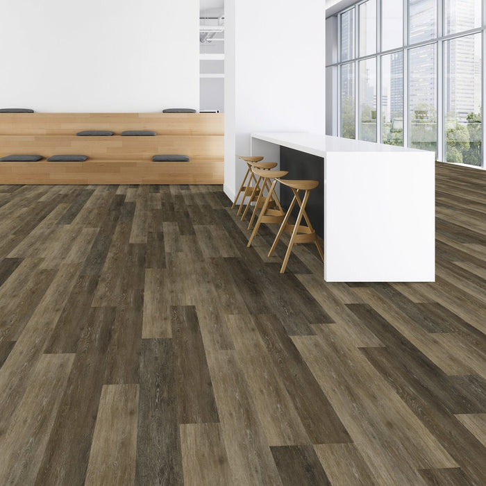 Patcraft - Emery - 7 in. x 48 in. Luxury Vinyl - Voyage floor installation