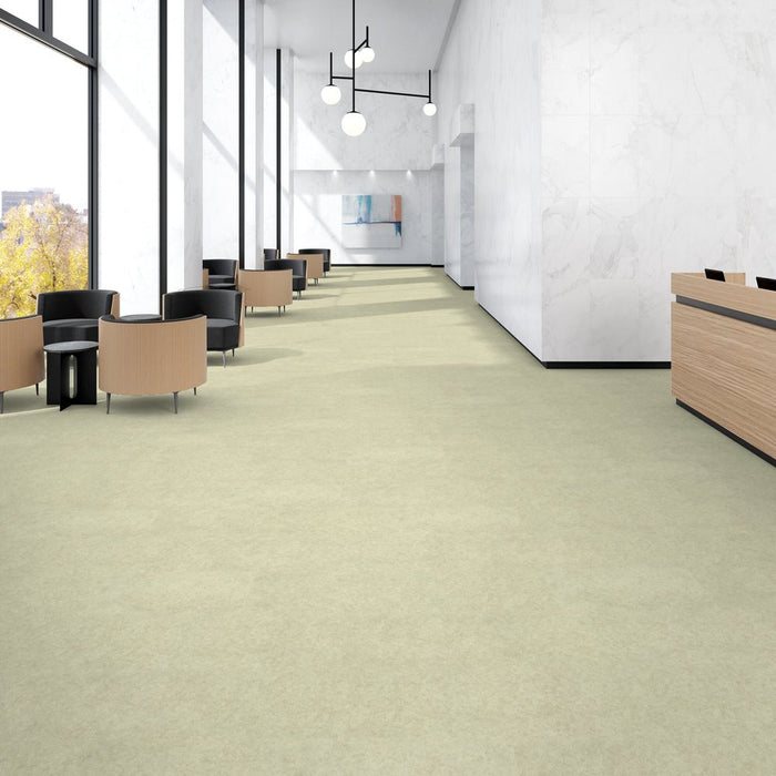 Patcraft - CMYK - 12 in. x 24 in. Luxury Vinyl - Sesame floor installation