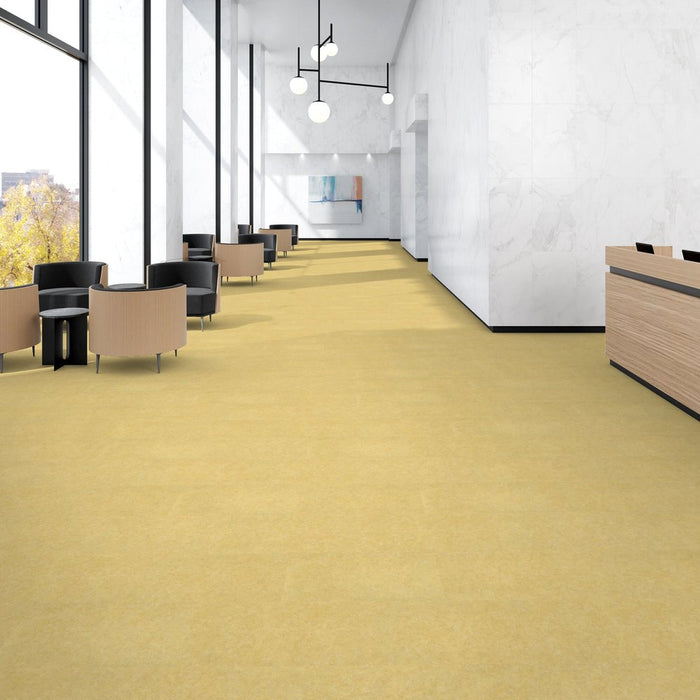 Patcraft - CMYK - 12 in. x 24 in. Luxury Vinyl - Sungold floor installation