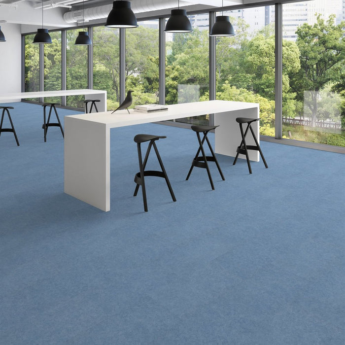 Patcraft - CMYK - 12 in. x 24 in. Luxury Vinyl - Sky floor installation