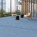 Patcraft - CMYK - 12 in. x 24 in. Luxury Vinyl - Sky floor installation