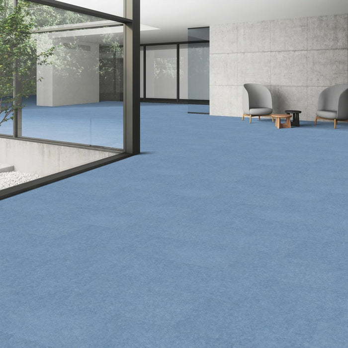 Patcraft - CMYK - 12 in. x 24 in. Luxury Vinyl - Sky floor installation