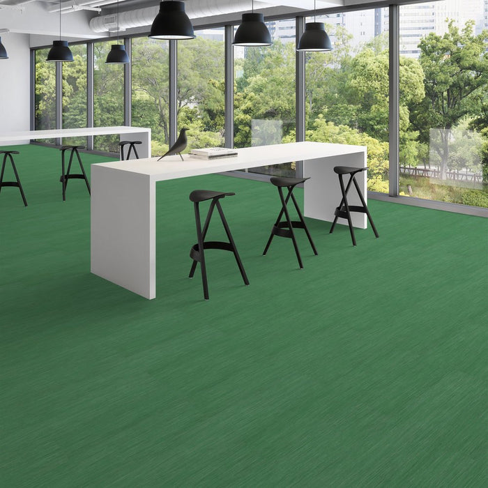 Patcraft - Crossover LL - 7 in. x 48 in. Luxury Vinyl - Verde floor installation
