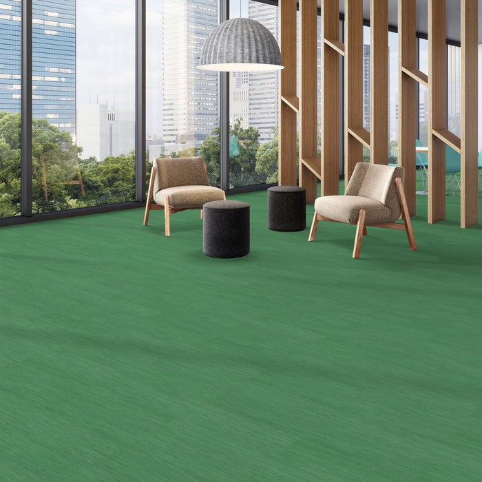 Patcraft - Crossover LL - 7 in. x 48 in. Luxury Vinyl - Verde floor installation