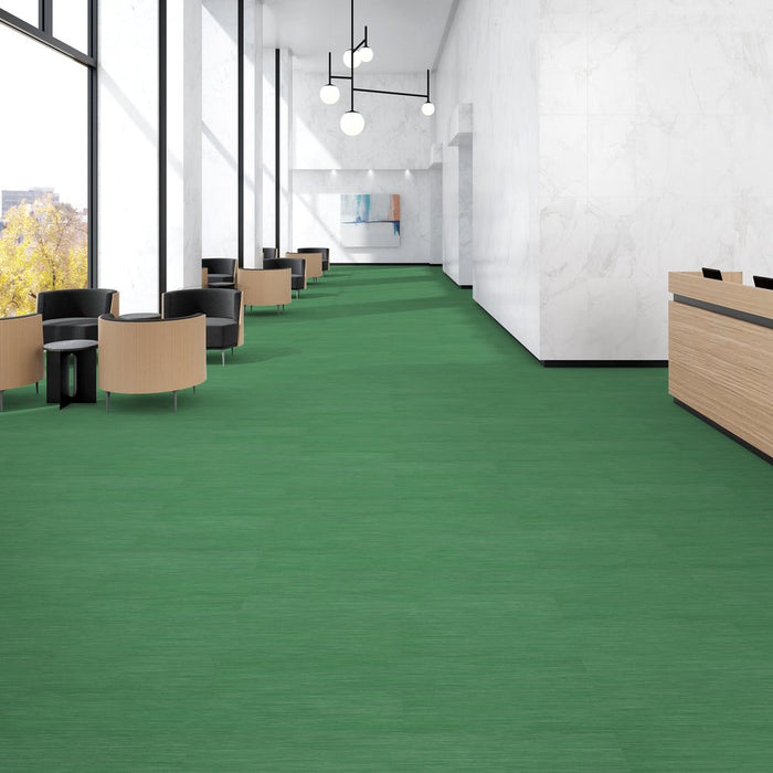 Patcraft - Crossover LL - 7 in. x 48 in. Luxury Vinyl - Verde floor installation