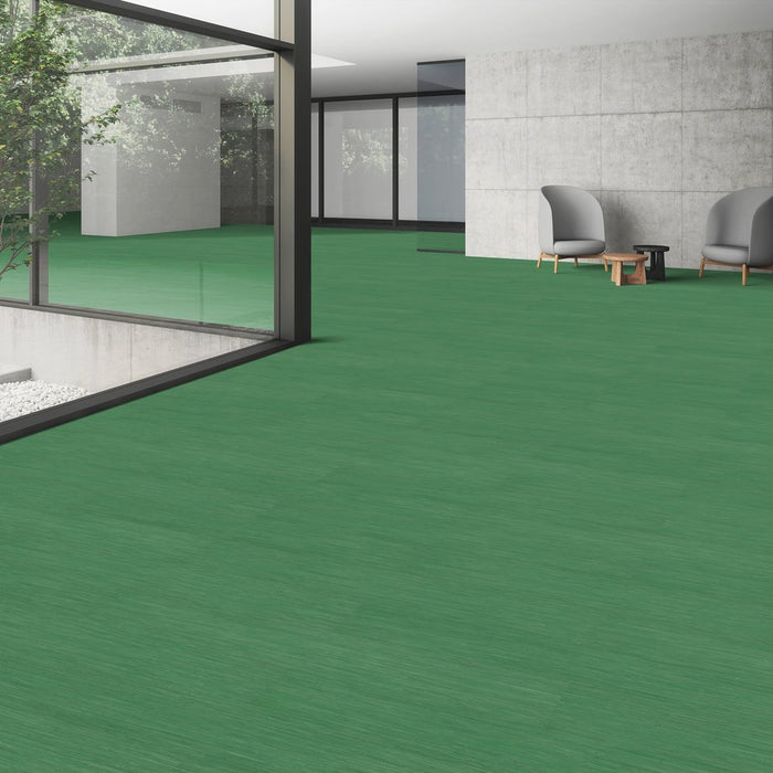 Patcraft - Crossover LL - 7 in. x 48 in. Luxury Vinyl - Verde floor installation