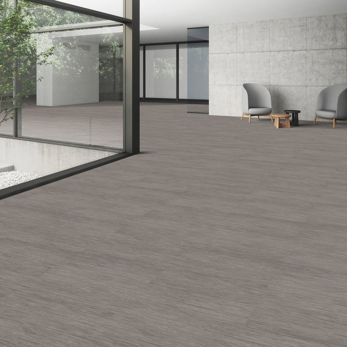 Patcraft - Crossover LL - 7 in. x 48 in. Luxury Vinyl - Haze floor installation