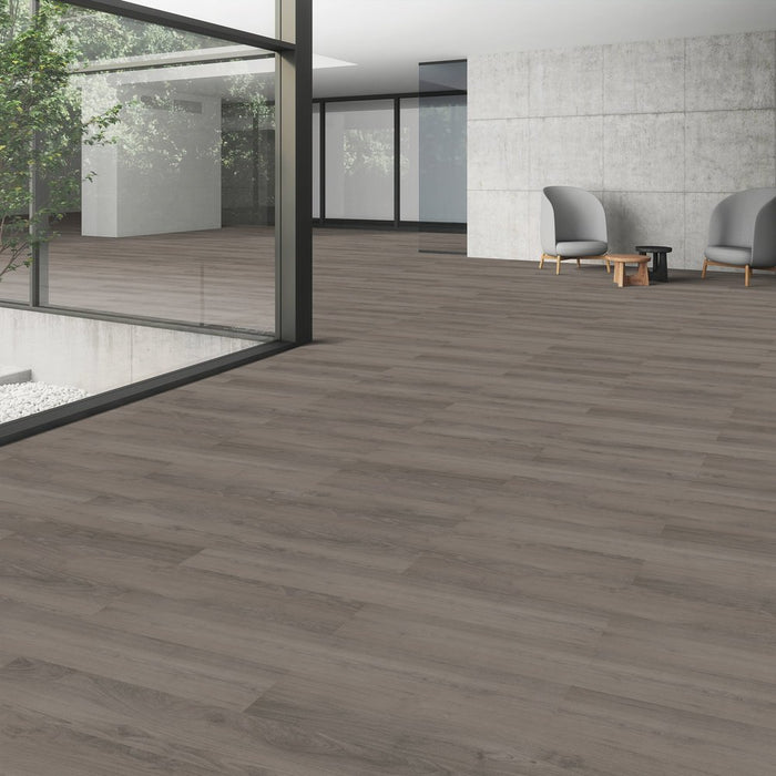 Patcraft - Crossover LL - 7 in. x 48 in. Luxury Vinyl - Heron floor installation