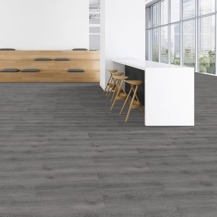 Patcraft - Crossover LL - 7 in. x 48 in. Luxury Vinyl - Shadow floor installation