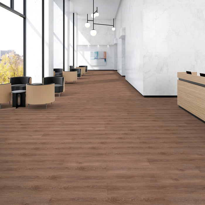 Patcraft - Crossover LL - 7 in. x 48 in. Luxury Vinyl - Nature floor installation