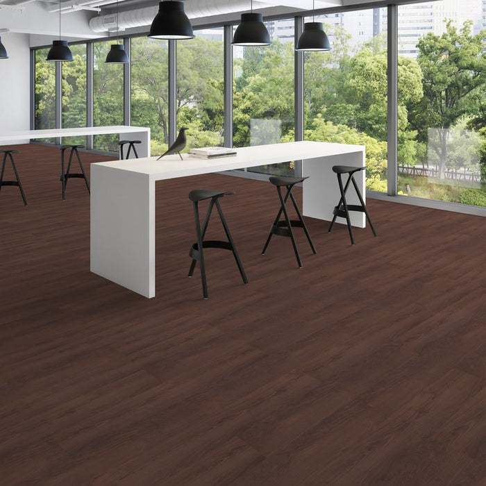 Patcraft - Crossover LL - 7 in. x 48 in. Luxury Vinyl - Lodge floor installation
