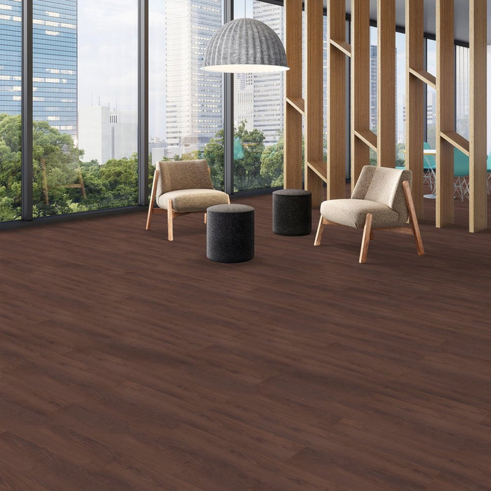 Patcraft - Crossover LL - 7 in. x 48 in. Luxury Vinyl - Lodge floor installation