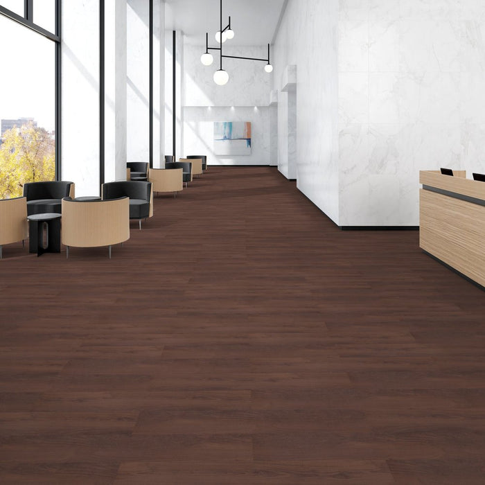 Patcraft - Crossover LL - 7 in. x 48 in. Luxury Vinyl - Lodge floor installation