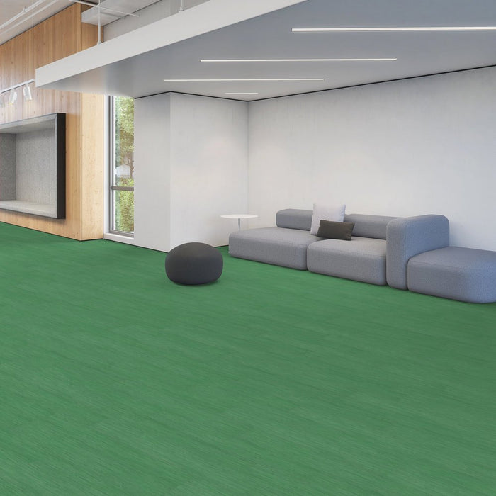 Patcraft - Crossover Click - 7 in. x 48 in. Luxury Vinyl - Verde floor installation