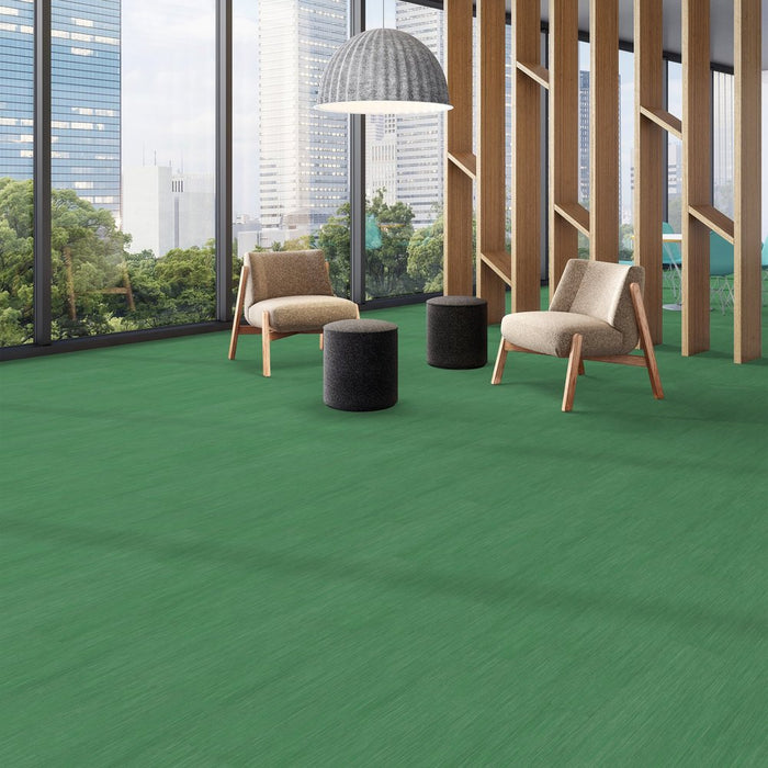 Patcraft - Crossover Click - 7 in. x 48 in. Luxury Vinyl - Verde floor installation