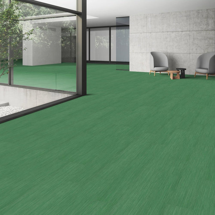 Patcraft - Crossover Click - 7 in. x 48 in. Luxury Vinyl - Verde floor installation