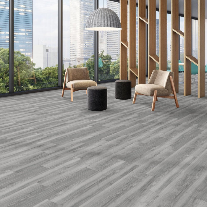 Patcraft - Crossover Click - 7 in. x 48 in. Luxury Vinyl - Dusk