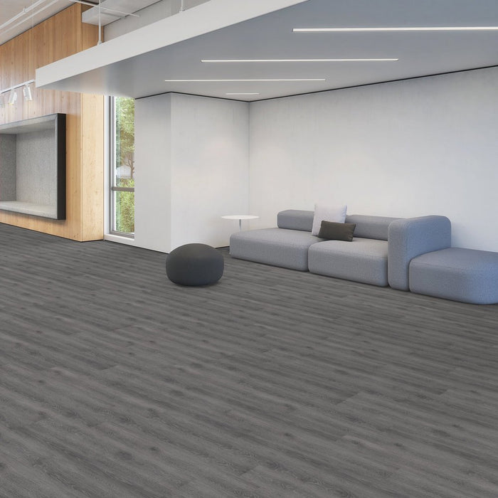 Patcraft - Crossover Click - 7 in. x 48 in. Luxury Vinyl - Shadow floor installation