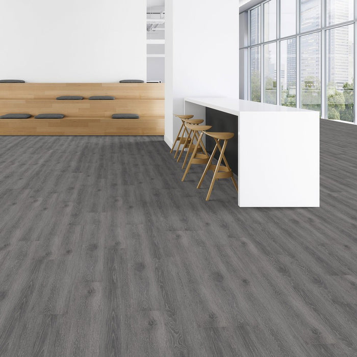 Patcraft - Crossover Click - 7 in. x 48 in. Luxury Vinyl - Shadow floor installation