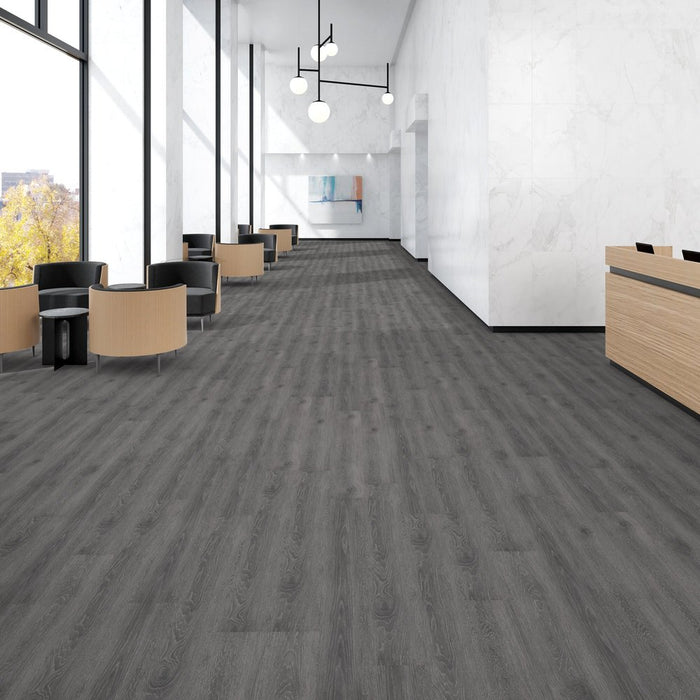Patcraft - Crossover Click - 7 in. x 48 in. Luxury Vinyl - Shadow floor installation