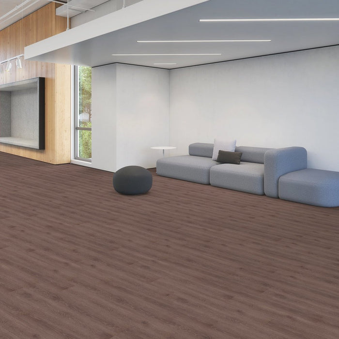 Patcraft - Crossover Click - 7 in. x 48 in. Luxury Vinyl - Mountain View floor installation