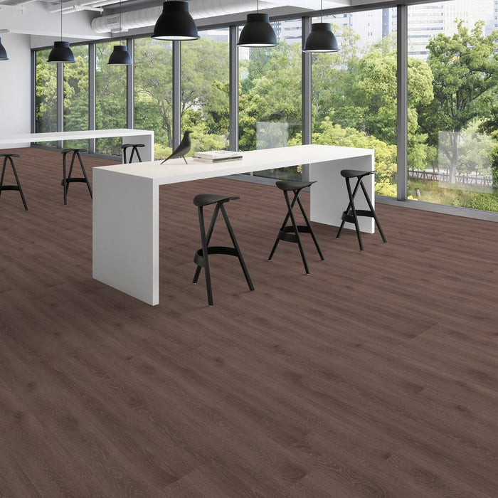 Patcraft - Crossover Click - 7 in. x 48 in. Luxury Vinyl - Mountain View floor installation