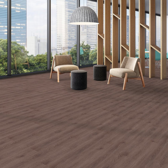 Patcraft - Crossover Click - 7 in. x 48 in. Luxury Vinyl - Mountain View floor installation