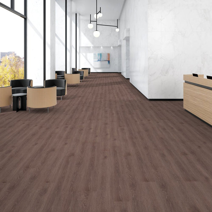 Patcraft - Crossover Click - 7 in. x 48 in. Luxury Vinyl - Mountain View floor installation