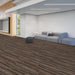 Patcraft - Crossover Click - 7 in. x 48 in. Luxury Vinyl - Rustic floor installation