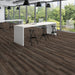 Patcraft - Crossover Click - 7 in. x 48 in. Luxury Vinyl - Rustic floor installation