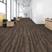 Patcraft - Crossover Click - 7 in. x 48 in. Luxury Vinyl - Rustic floor installation