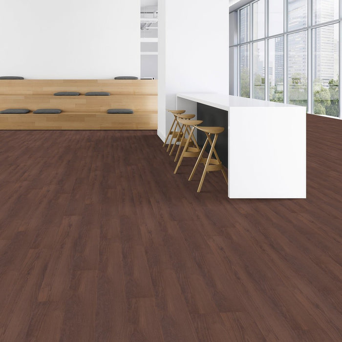 Patcraft - Crossover Click - 7 in. x 48 in. Luxury Vinyl - Lodge floor installation