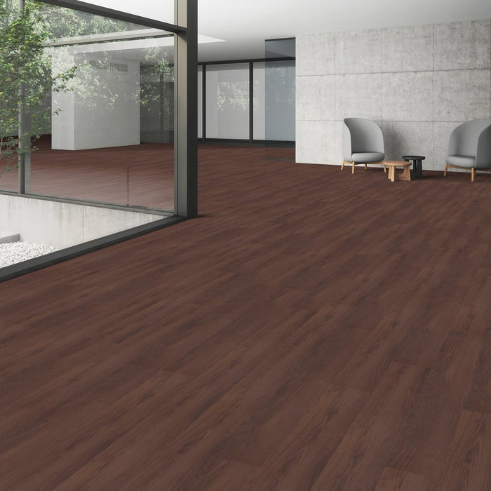 Patcraft - Crossover Click - 7 in. x 48 in. Luxury Vinyl - Lodge floor installation