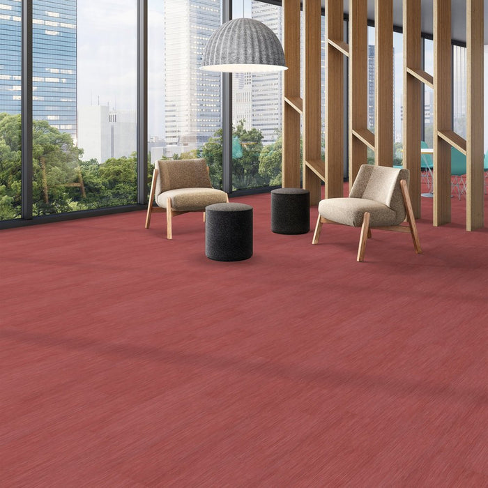 Patcraft - Crossover Click - 7 in. x 48 in. Luxury Vinyl - Robin floor installation