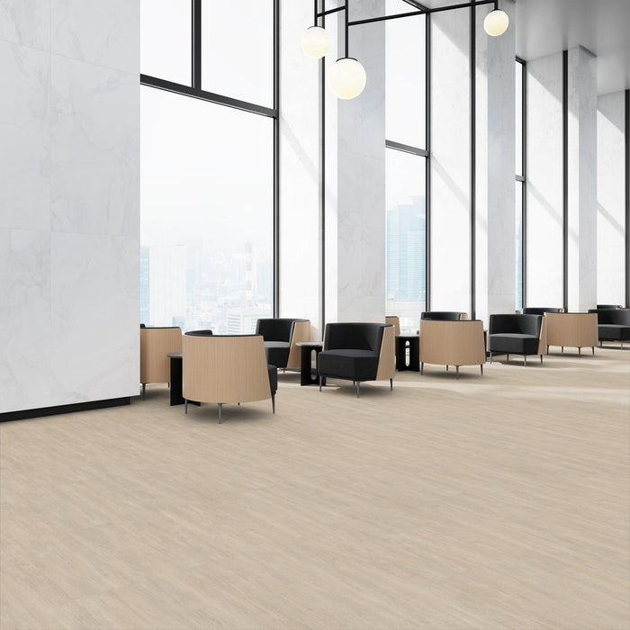Patcraft - Eco System - Enrich Plank - 10 in. x 60 in. Luxury Vinyl - Meditate floor installation