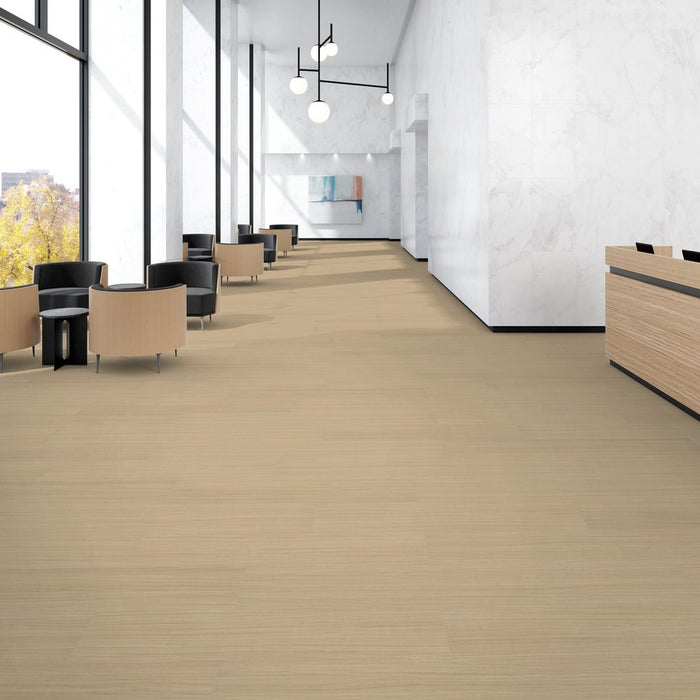 Patcraft - Eco System - Enrich Plank - 10 in. x 60 in. Luxury Vinyl - Growth floor installation