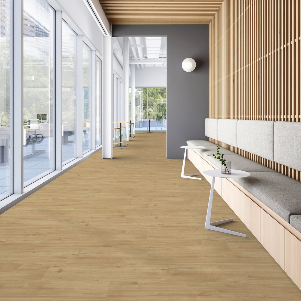 Patcraft - Eco System - Enrich Plank - 10 in. x 60 in. Luxury Vinyl - Breathe floor installation