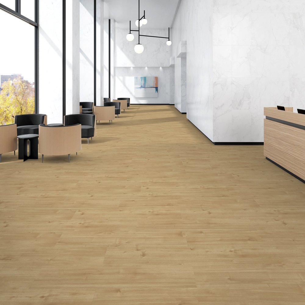 Patcraft - Eco System - Enrich Plank - 10 in. x 60 in. Luxury Vinyl - Breathe floor installation